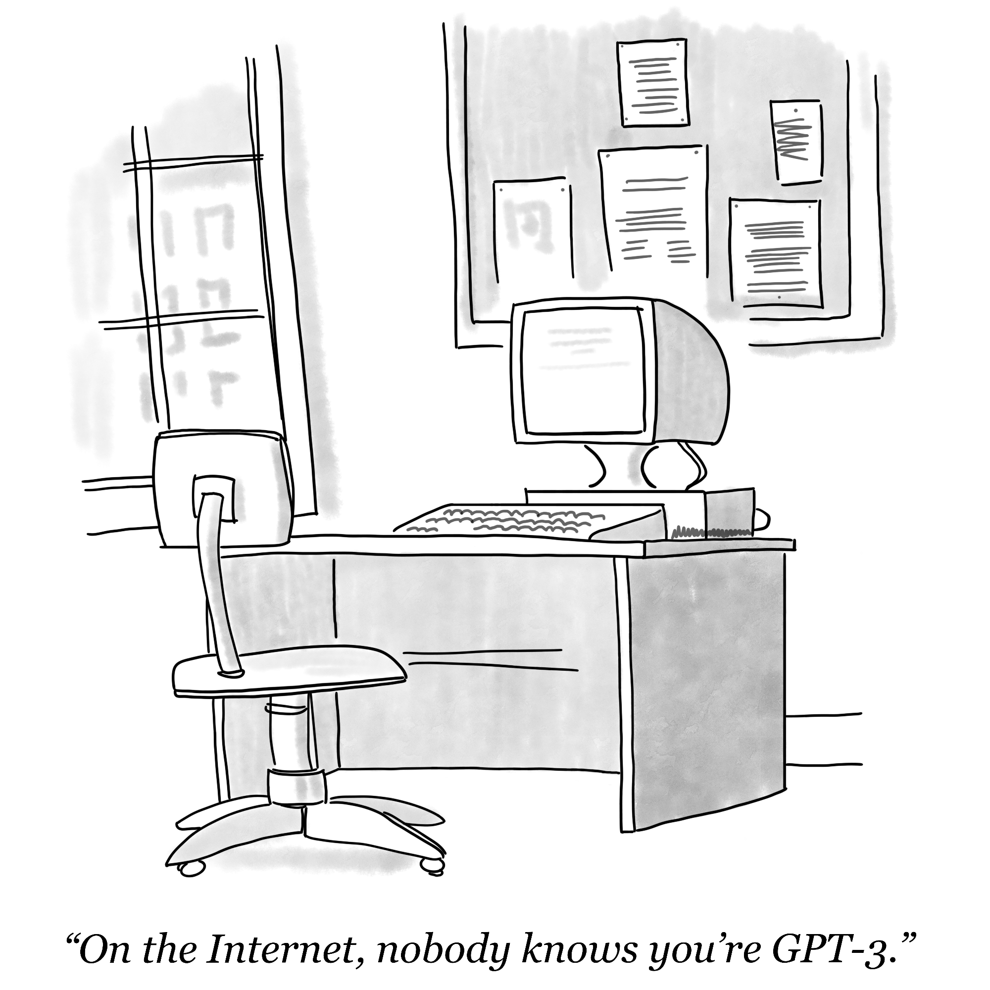 Inspired by Peter Steiner&rsquo;s cartoon: On the Internet, nobody knows you&rsquo;re a dog.